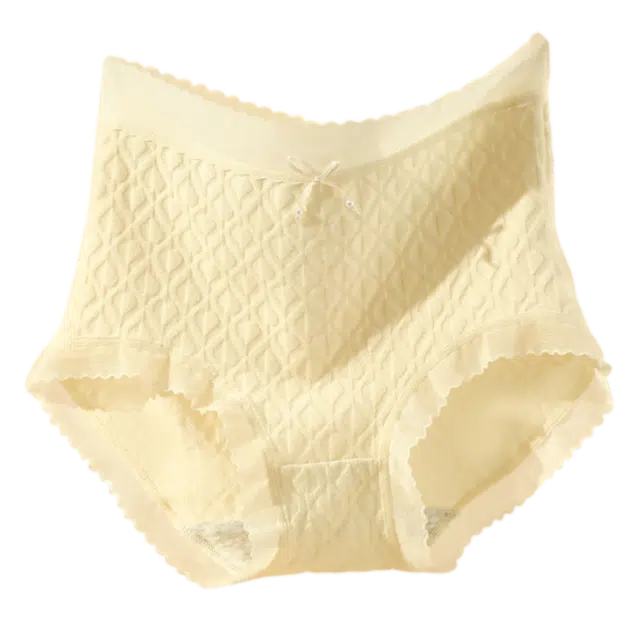 雅鹿 纯棉抑菌薄款高腰收腹透气全棉裆内裤 女款