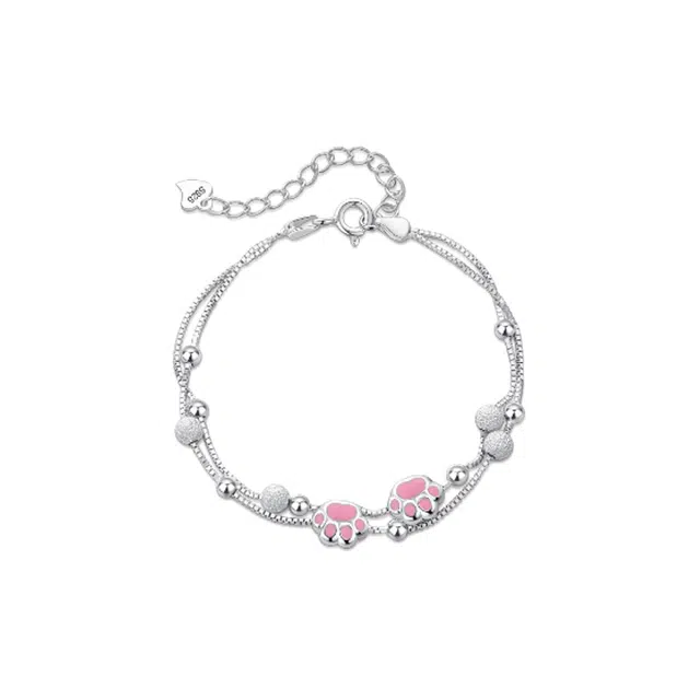 大唐国鼎 猫爪满天星 可爱少女心 甜美小清新 轻奢小众仙气森系 合金 手链 女款