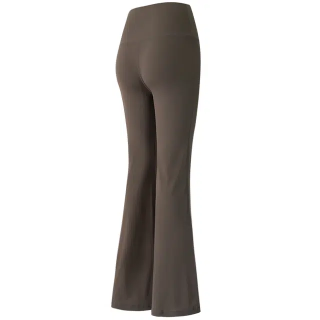 岚纹 微喇高腰蜜桃提臀运动长裤 女款