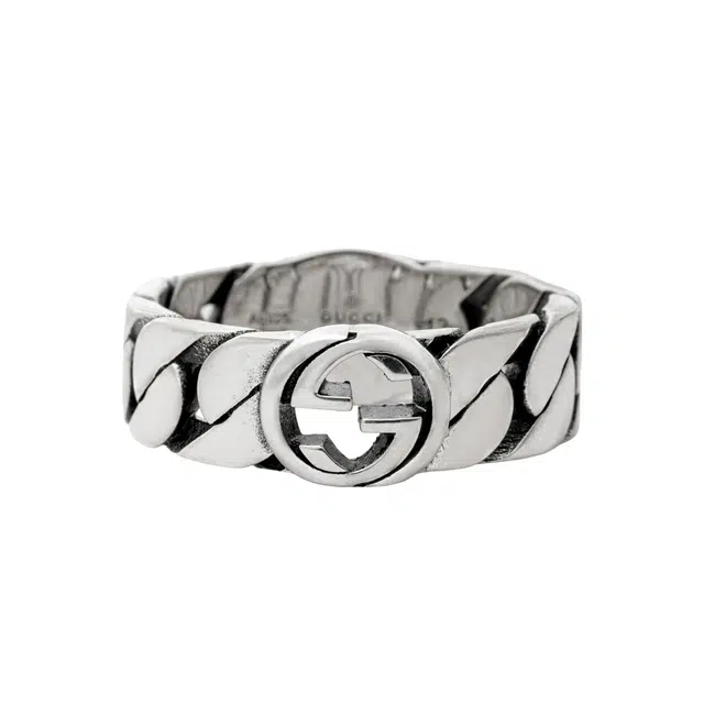 Gucci Interlocking G Wide Ring