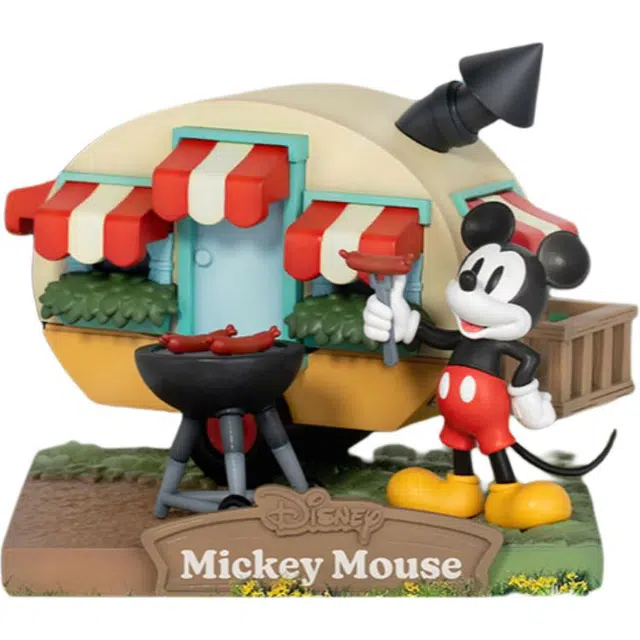 野兽王国 迪士尼露营 场景摆件 比例手办