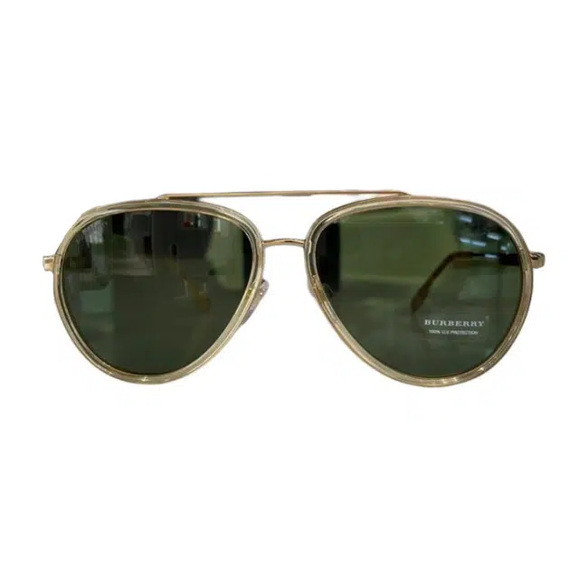 Burberry Aviator Sunglasses Gold