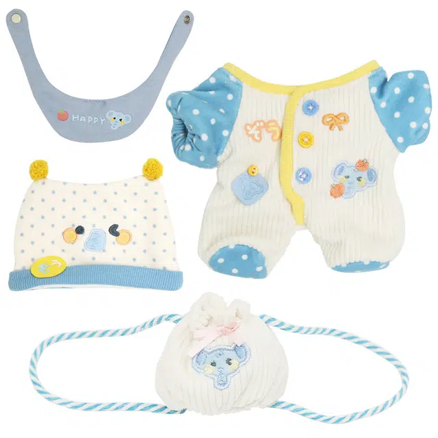歪瓜出品 宇宙商店 宝宝睡眠研究所爬爬服 无属性棉花娃衣套装 玩偶周边 可爱百搭