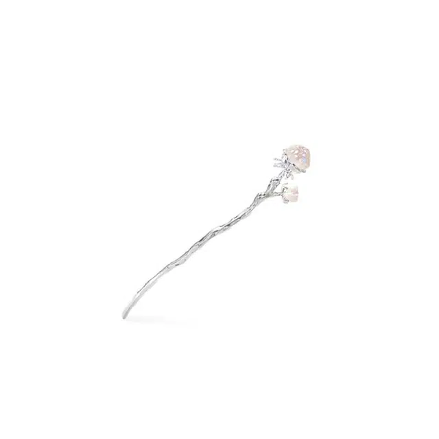 大唐国鼎 新中式玫瑰花 精致轻奢小清新甜美  森系古风立体创意花卉汉服旗袍盘发 发簪 女款