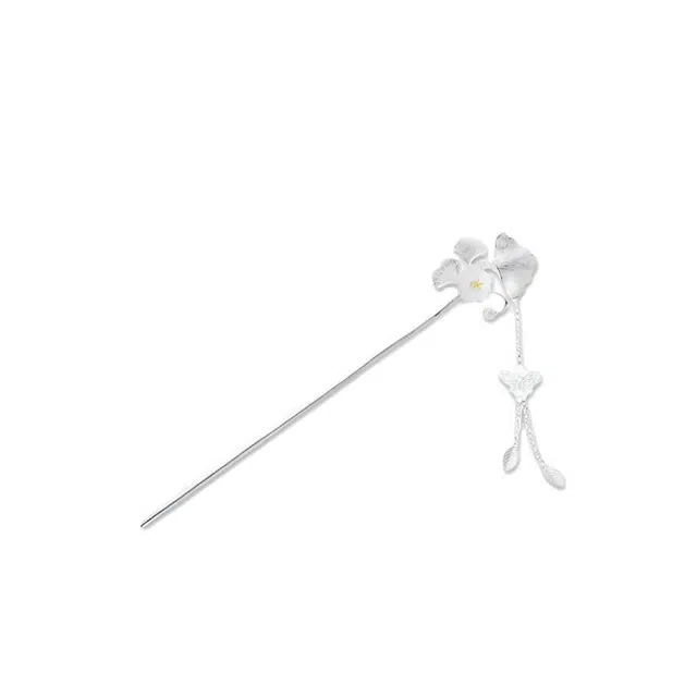 大唐国鼎 三生有杏银杏叶 小众精美造型设计高级甜蜜饰爱 轻奢时尚通用简约通勤 发簪 女款