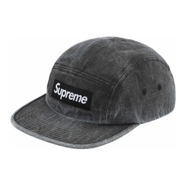 Supreme SS24 WEEK 18 COATED DENIM CAMP CAP