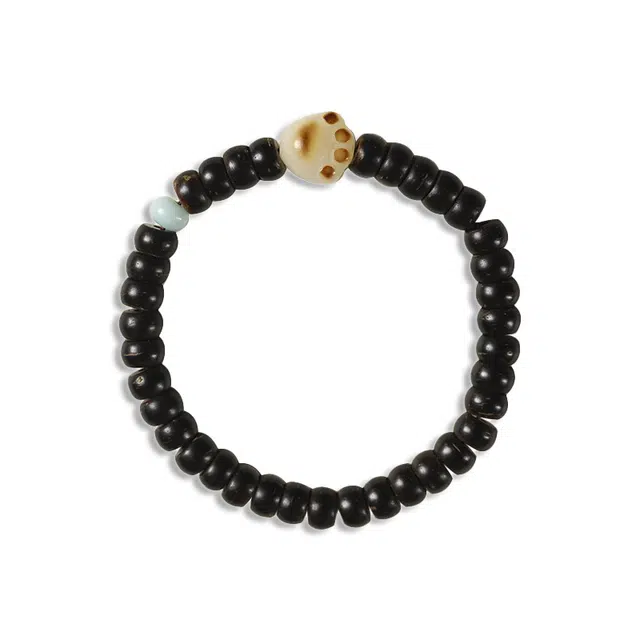 琉堇 新中式招手来财猫爪串珠 古风吉祥如意绕指柔念珠 栖霞寺文玩佛珠 本命年正桃花珠串 汉服旗袍盘玩 椰蒂 手串 男女同款情侣款