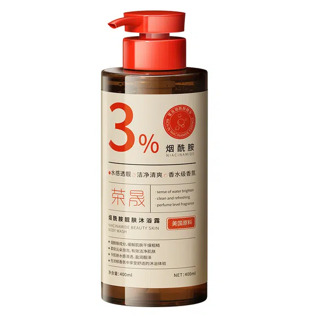 荣晟烟酰胺香氛沐浴露持久留香补水保湿软化角质改善鸡皮肤滋润护肤水润