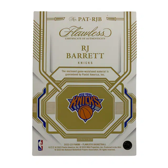 PANINI 2022-23 RJ 0615