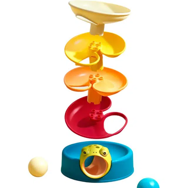 乐乐鱼 投篮轨道球 转转乐 早教益智玩具