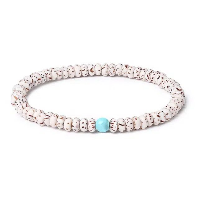 陌阡雪 迷你 新中式 国潮 复古 民族风转运盘玩文玩佛珠 星月菩提 手串 男女同款情侣款