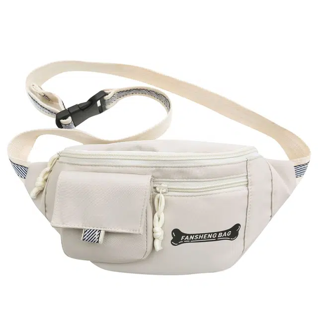 爱尔绅特 简约百搭胸包运动骑行单肩包背包小众休闲腰包 尼龙 斜挎包 男女同款情侣款