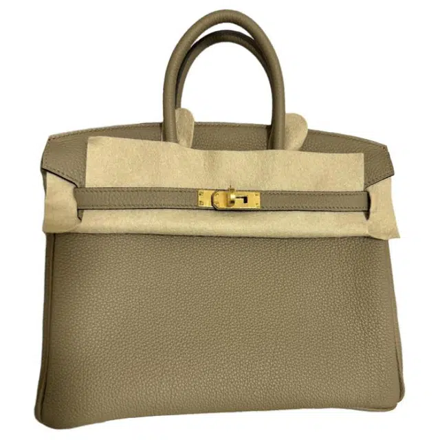 HERMES Birkin 25 Togo 8Q BEIGE MARFA