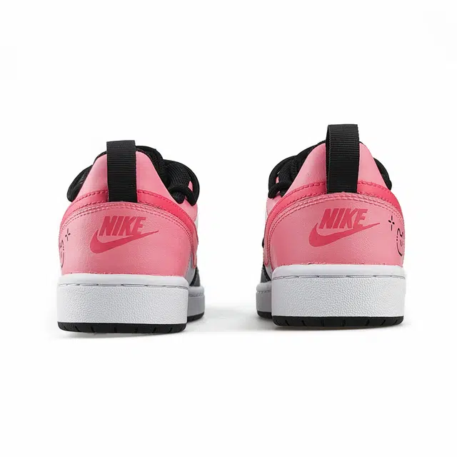 Nike Court Borough Low GS Black Pink
