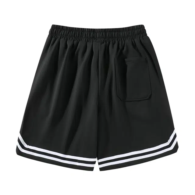 星际者 国潮透气印花舒适百搭运动美式简约五分休闲短裤 男女同款