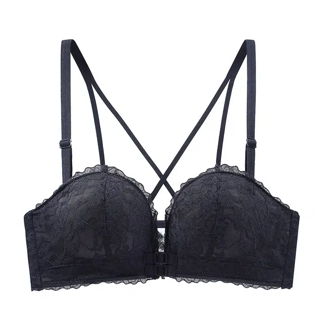 芬腾 聚拢美背薄款无钢圈交叉肩带文胸 女款