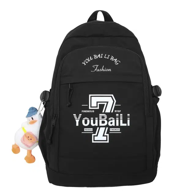 尊梵 多功能电脑背包尼龙电脑多口袋双肩包 男女同款 拼色