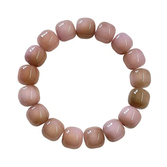 九隆古 紫罗兰飘花绕指柔高抛佛珠  新中式国潮风 菩提根 手串 男女同款情侣款