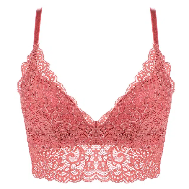 草本初色 法式慵懒风少女蕾丝性感小胸聚拢显大上托防下垂防副乳美背文胸 女款