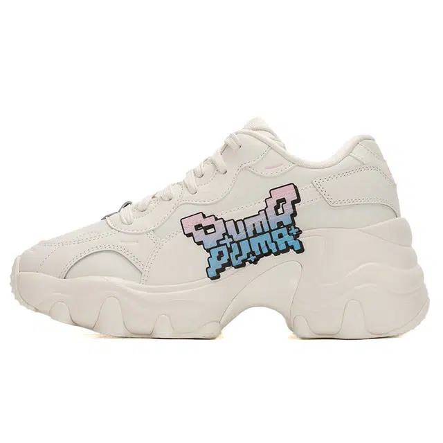 PUMA Pulsar Wedge White Blue Pink