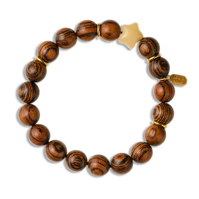 琉堇 中式无事福牌 古风优雅大气 紫檀 木作手串 男女同款情侣款 绿檀