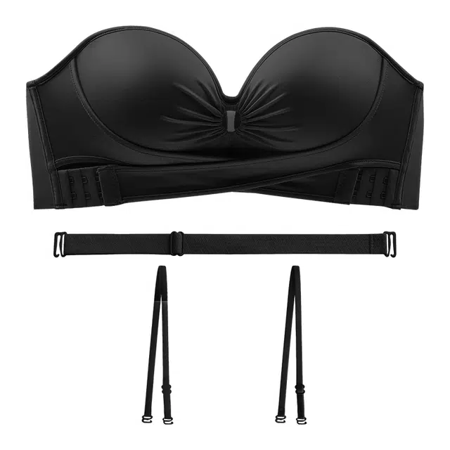 依伦美 小胸聚拢交叉托胸防下垂防滑防走光文胸 女款