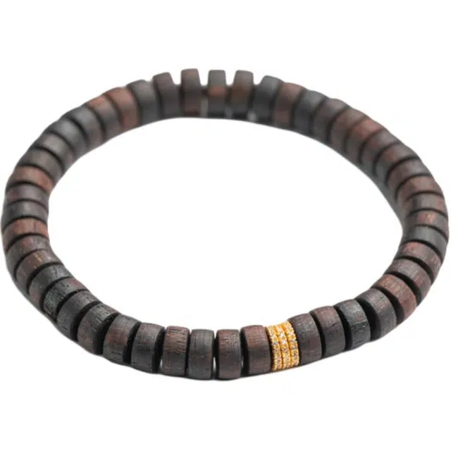 仙源 药片珠  转运珠高级感文玩 平安福 木作 手串 男女同款情侣款 降真香