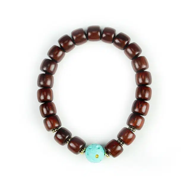 宝罗拉 文玩轻奢国潮  佛珠盘玩 木作 手串 男女同款情侣款 紫檀