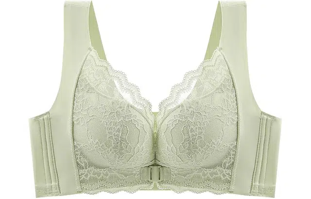 莫代尔 防下垂蕾丝纯色文胸 女款