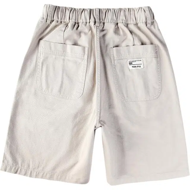 雅鹿 纯棉美式潮牌宽松百搭休闲短裤 男款