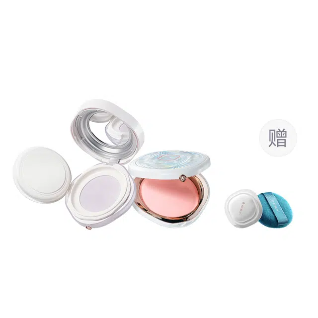 花西子 气色定妆组合 修黄提气色 散粉+蜜粉饼彩妆套装