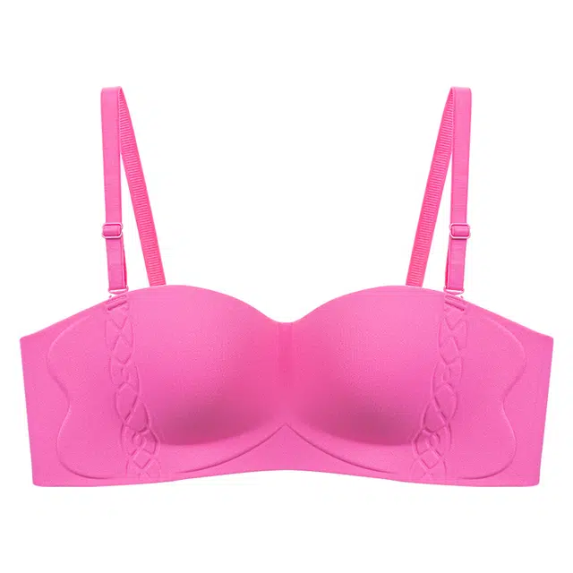 二三二三 无肩带美背无痕小胸聚拢防滑裹胸软支撑抹胸式防下垂胸罩文胸 女款