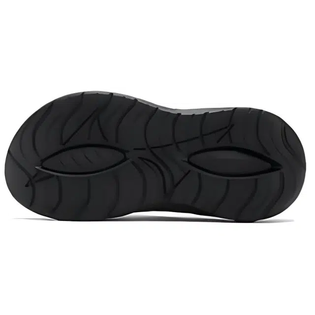 海尔斯 舒适百搭 静音防滑一字拖鞋 男女同款 黑色