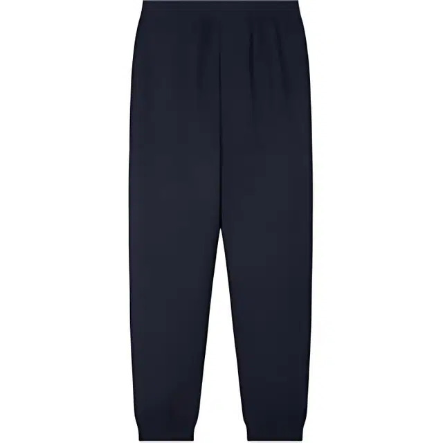 大童 安踏儿童 透气舒适亲肤针织运动裤 深夜蓝