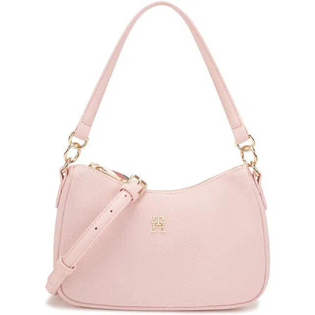 Tommy Hilfiger Dumpling Crossbody Medium Off-White Orange