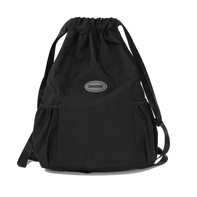 揽月 简约运动轻便 涤纶 双肩包束口袋旅行包 常规 男女同款情侣款 多色