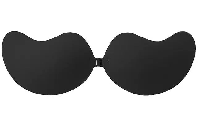 莫代尔 婚纱吊带用小胸显大聚拢上托防凸乳贴 女款 黑色