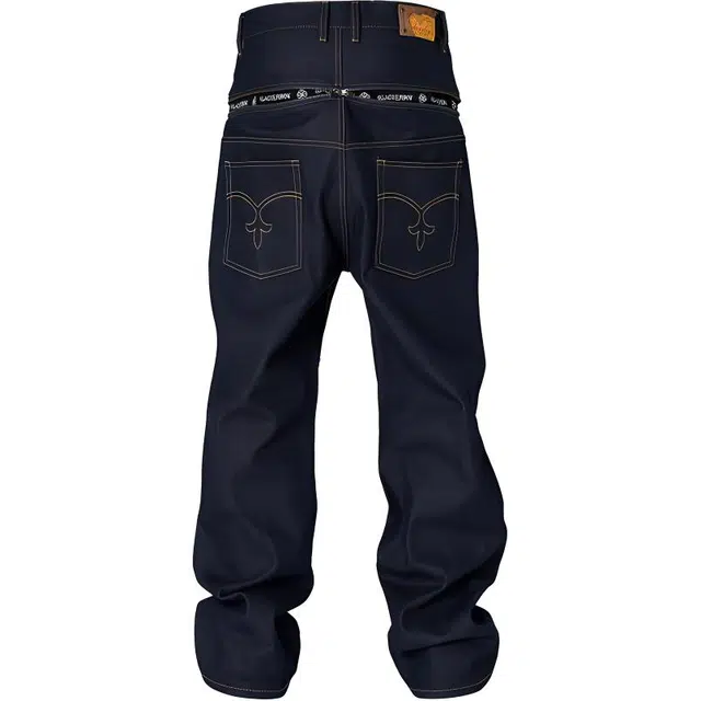 GLACIERBOY SS24 RAW DENIM BAGGY JEANSBaggy