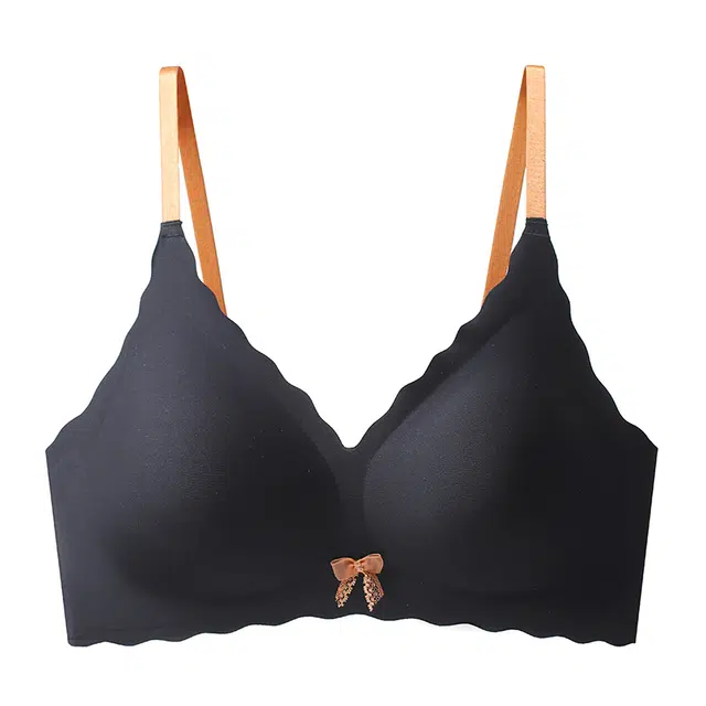 芬腾 薄款无痕一片式运动美背聚拢提拉防下垂文胸 女款