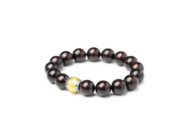 三檀小舍 国风国潮 金星点点高密 文玩盘玩 木作 手串 男女同款情侣款 紫檀