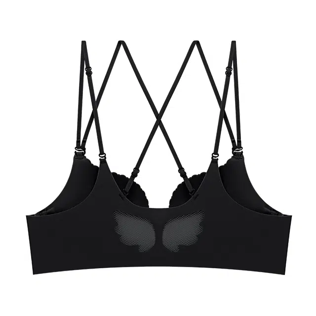 芬腾 小胸聚拢显大美背前扣式无痕法式防下垂收副乳甜美文胸 女款