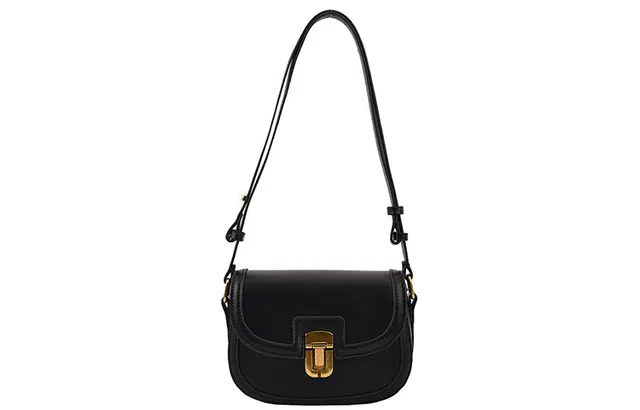 Jane Klain Saddle Bag White/Brown