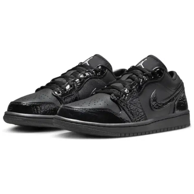 Jordan Air Jordan 1 LOW Black Croc