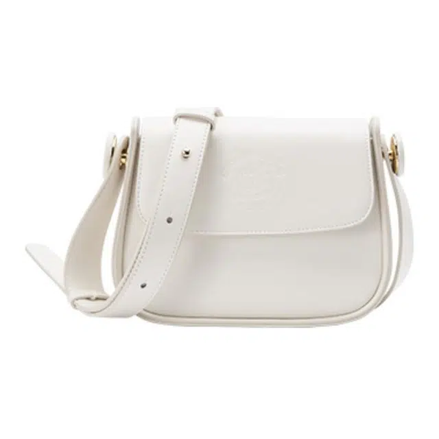 森马 高级休闲百搭 涤棉 单肩斜挎包 小号 女款 星光白/嫩芽绿/可可棕/熏衣紫 /钢琴黑