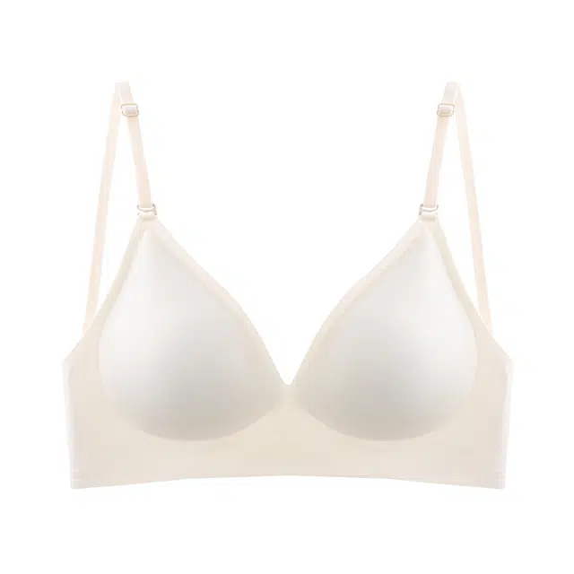 莫代尔 纯色聚拢无痕收副乳上托文胸 女款