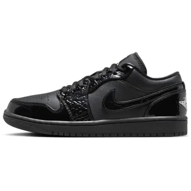 Jordan Air Jordan 1 LOW Black Croc