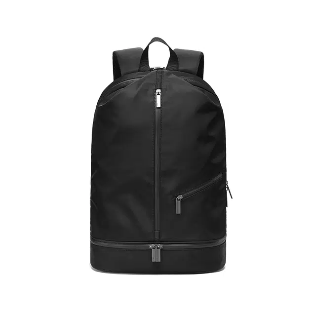 木村耀司 休闲运动简约百搭通勤潮流多功能旅游运动多口袋 尼龙 电脑包旅行包书背包双肩包 男 迷彩黑/黑色 常规