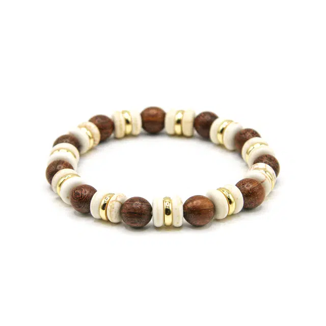 玉临门 国风串珠 吉祥如意 木作 手串 男女同款情侣款 金丝檀木