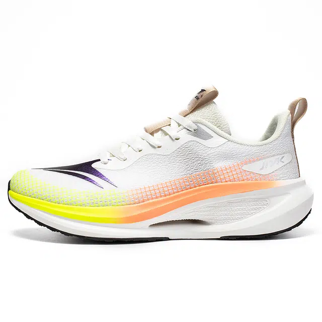 金莱克 透气舒适时尚 潮流经典百搭 运动休闲 低帮跑步鞋 男女同款 白色