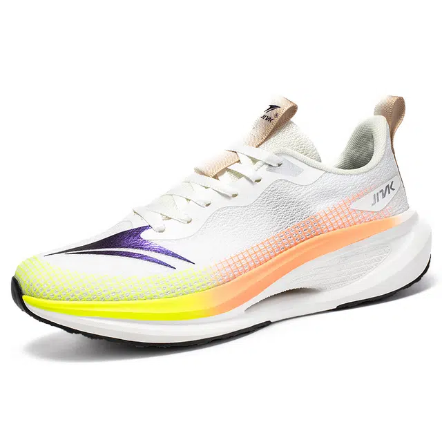 金莱克 透气舒适时尚 潮流经典百搭 运动休闲 低帮跑步鞋 男女同款 白色